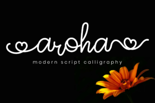 Aroha Script: A Handwritten Typeface for Editorial Design