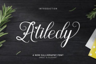 Atiledy Script: A Typeface for Editorial Charm