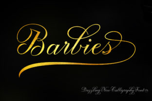 Barbies Script: A Sweet Typeface for Crafters