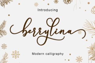Berrylina Script: A Typeface for Elegant Editorial Design
