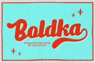 Boldka Script: A Vintage Typeface for Editorial Design