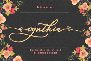 Cynthia Script: A Romantic Typeface for Editorial Design