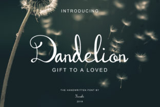 Dandelion Script: A Delicate Typeface for Digital Elegance