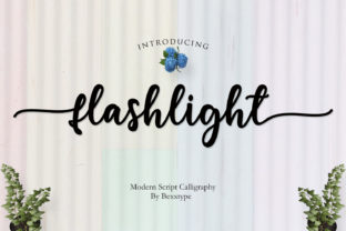 Flashlight Script Font for Handmade Creators