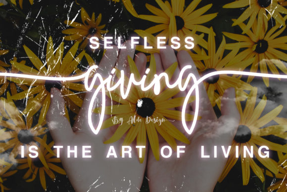 Giving Script: A Refined Typeface for Editorial Design