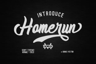 Homerun Script: A Typeface for Editorial Charm