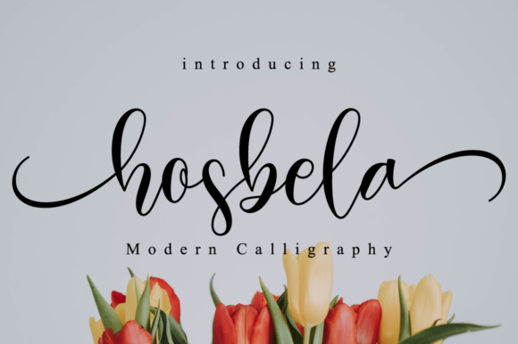 Hosbela Script: A Refined Typeface for Editorial Design