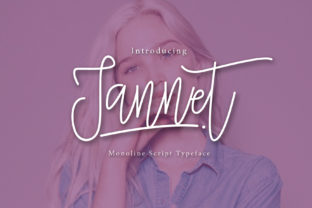 Jannet Script: A Charming Handwritten Font for Makers