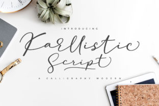 Karllistic Script: A Typeface for Elegant Editorial Design