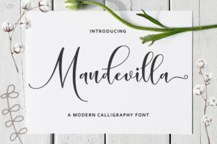 Mandevilla Script Font for Handmade Creators