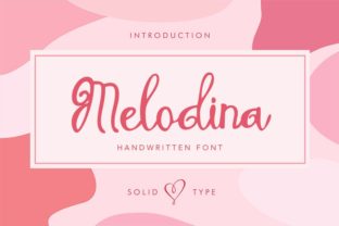 Melodina Script: A Bold Typeface for Editorial Design
