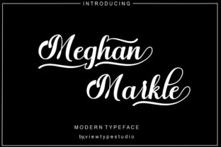 Menghan Markle Script: A Refined Typeface for Editorial Design