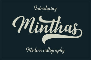 Minthas Script: A Bold Typeface for Branding