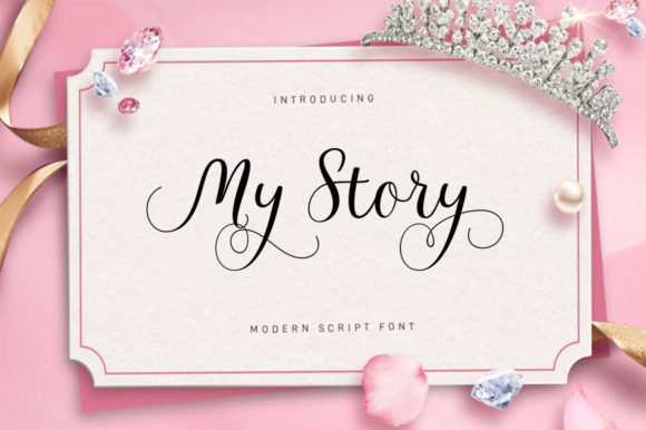 My Story Script: A Modern Typeface for Crafters