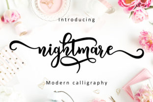 Nightmare Script: A Bold Typeface for Digital Impact