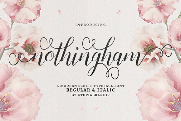 Nothingham Script: A Typeface for Modern Brands