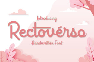 Rectoverso Script: A Playful Typeface for Makers