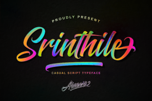 Srinthile Script: A Handwritten Font for Modern Web Design