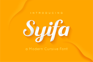 Syifa Script: A Bold Handwritten Font for Makers